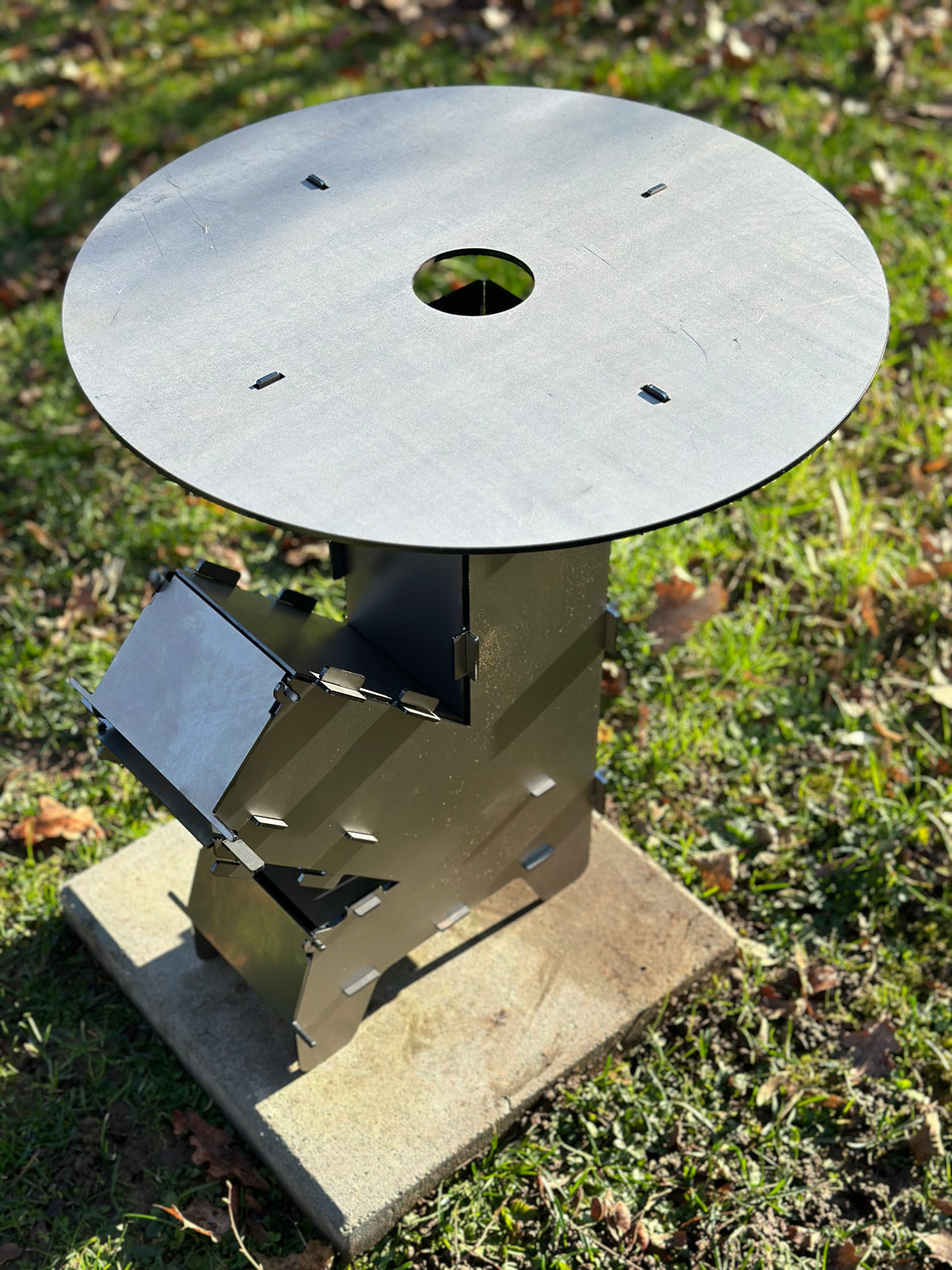 Bausatz Raketenofen aus massivem 3 mm Stahl