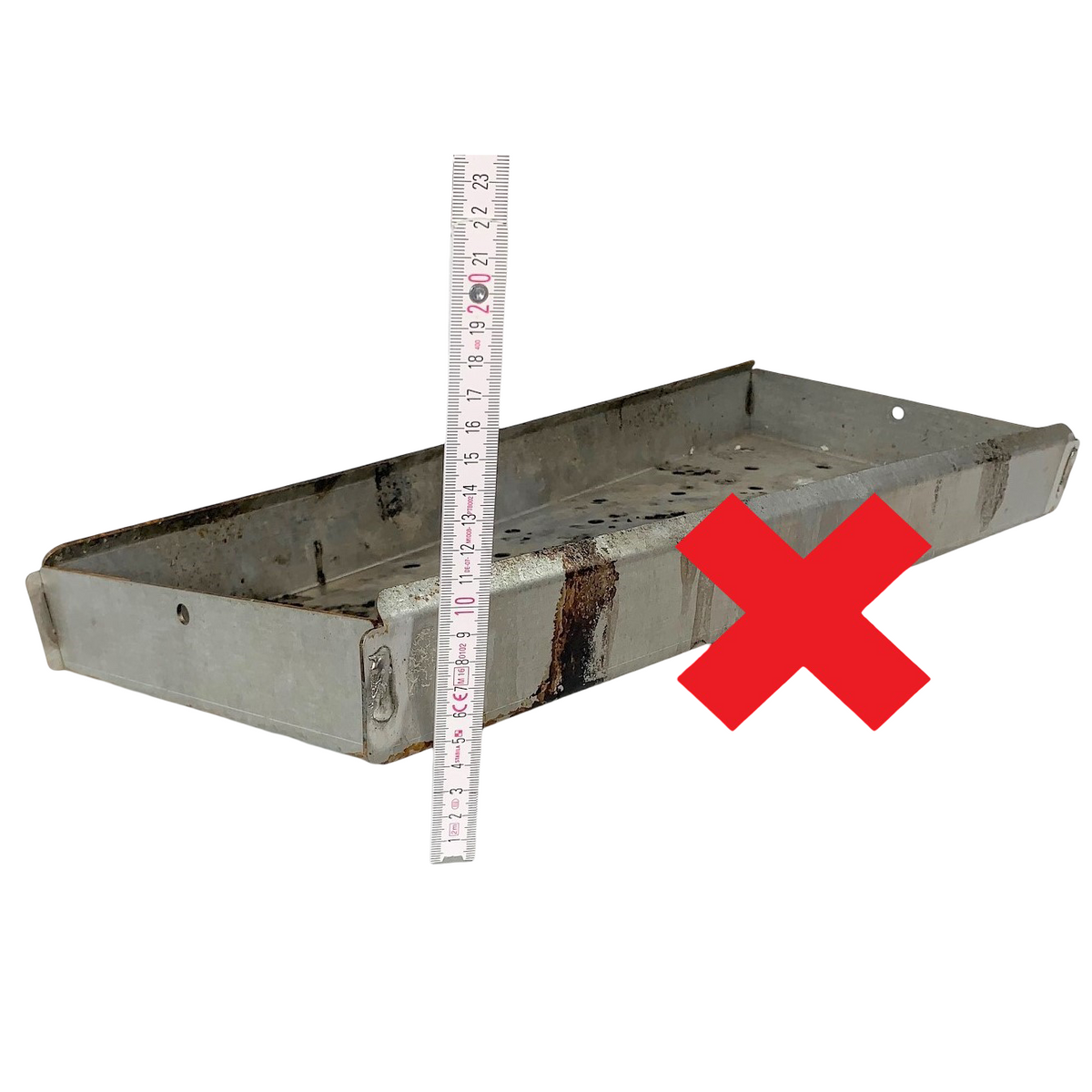 Edelstahl Kohlekasten für Thüros Baikal Schaschlikgrill ( ohne Griffe )